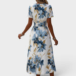 Leandra | Vestido Midi Evasê