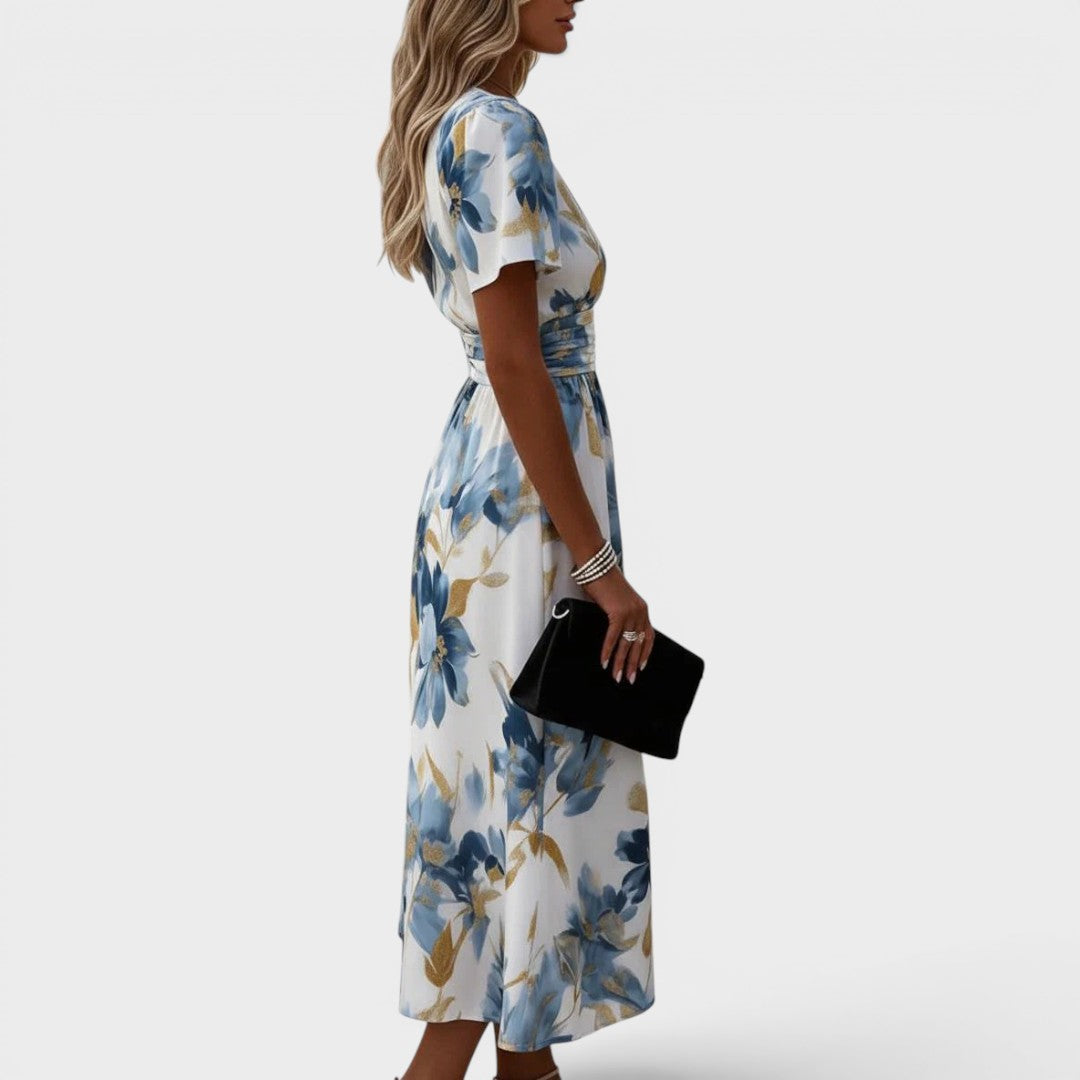 Leandra | Vestido Midi Evasê