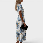Leandra | Vestido Midi Evasê