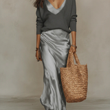 Mia | Vestido Midi em Cetim