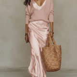 Mia | Vestido Midi em Cetim
