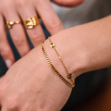 Pulseira Corrente Facetada