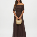 Paloma | Vestido Maxi Estampado de Um Ombro