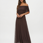 Paloma | Vestido Maxi Estampado de Um Ombro