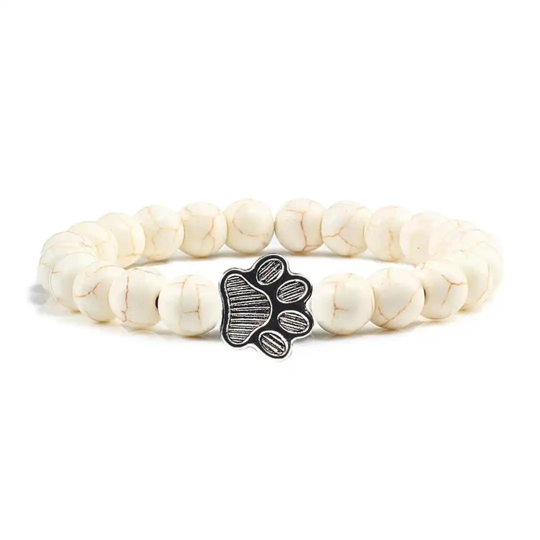 Pulseira Patinha Pedra Natural