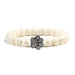 Pulseira Patinha Pedra Natural