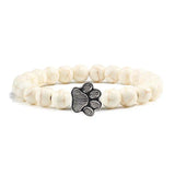 Pulseira Patinha Pedra Natural