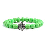 Bracelet patte perlée – Modèle pierre naturelle