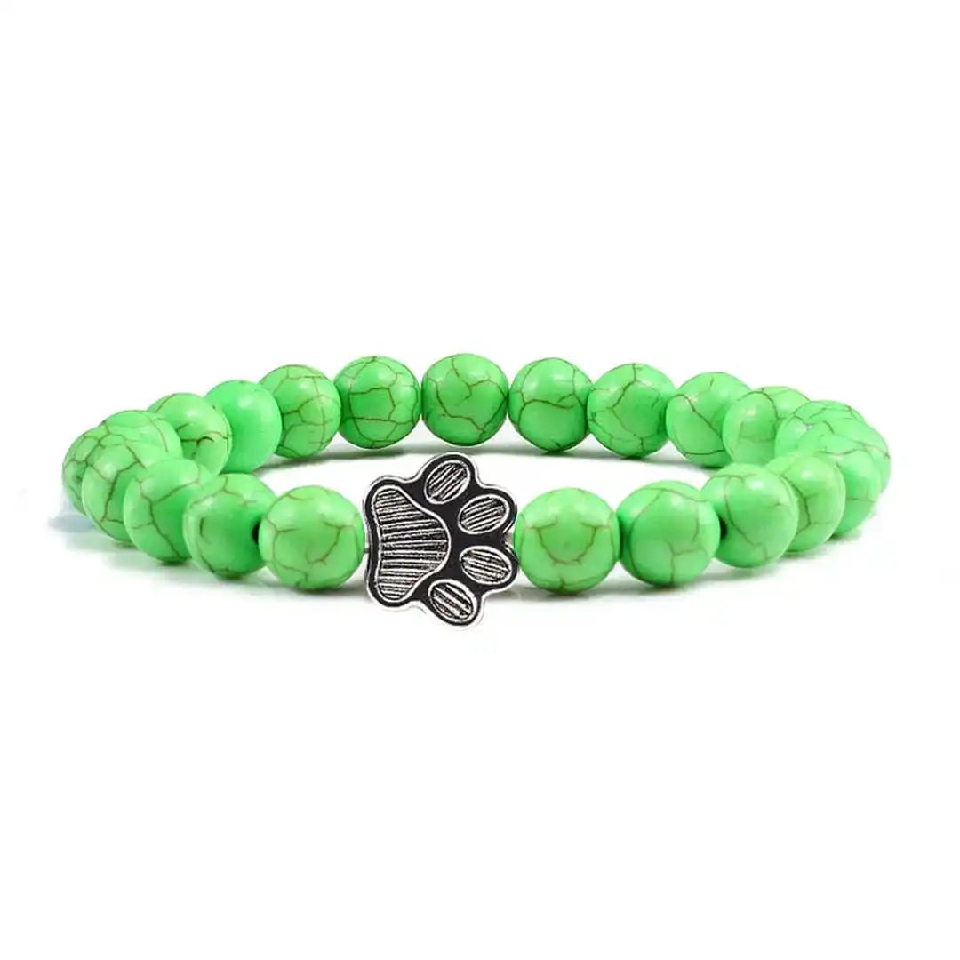 Pulseira Patinha Pedra Natural