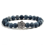 Bracelet patte perlée – Modèle pierre naturelle
