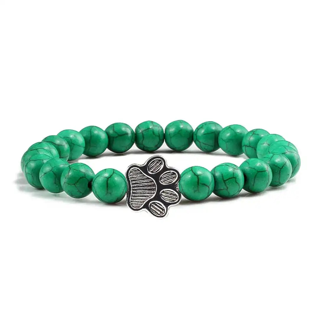 Pulseira Patinha Pedra Natural