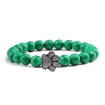 Pulseira Patinha Pedra Natural