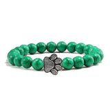 Pulseira Patinha Pedra Natural