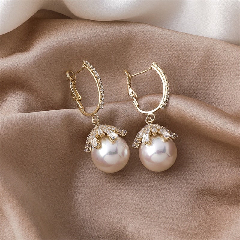Brincos Pérola Elegantes