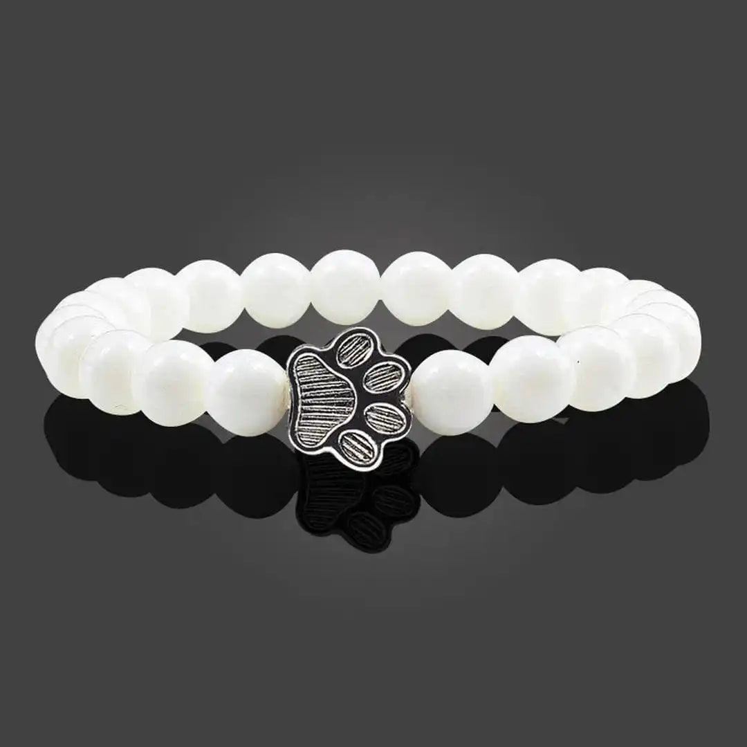 Pulseira Patinha Pedra Natural