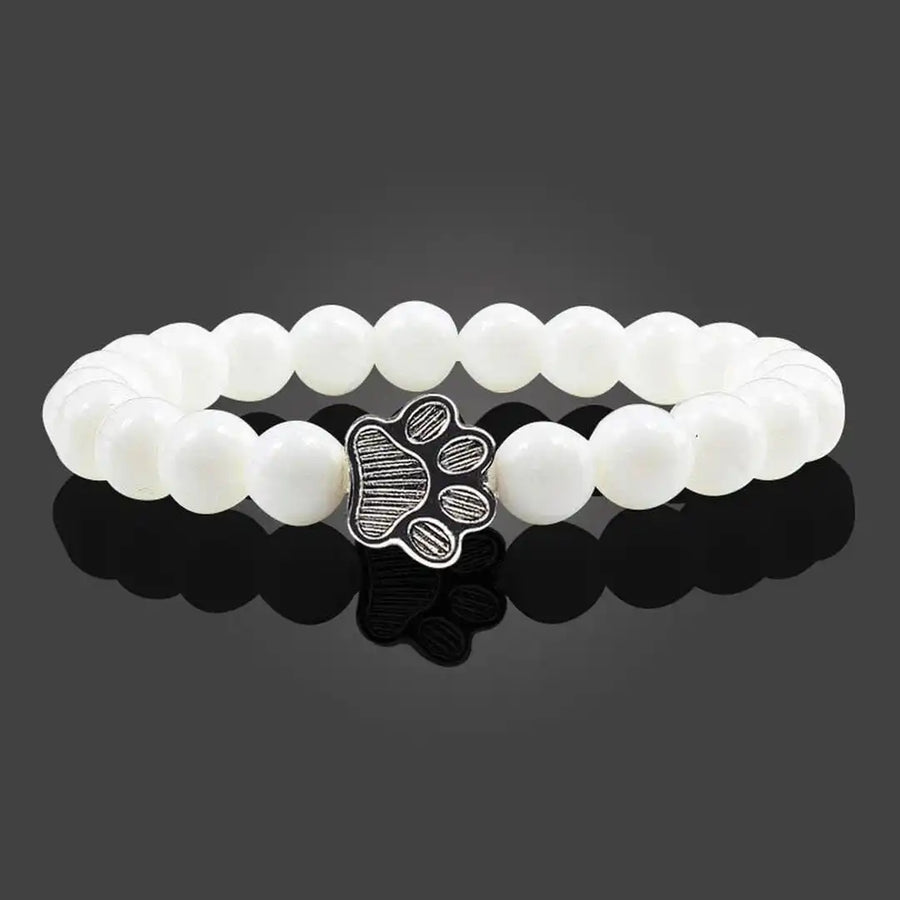 Pulseira Patinha Pedra Natural