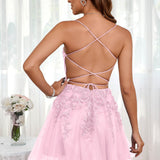 Marlene | Vestido com top estilo corset transparente decote coração e aplicações