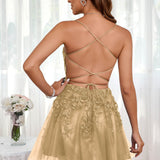 Marlene | Vestido com top estilo corset transparente decote coração e aplicações