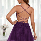 Marlene | Vestido com top estilo corset transparente decote coração e aplicações