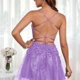 Marlene | Vestido com top estilo corset transparente decote coração e aplicações