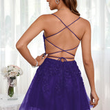 Marlene | Vestido com top estilo corset transparente decote coração e aplicações