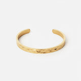 Pulseira Rígida Martelada Ajustável
