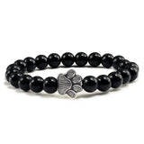 Pulseira Patinha Pedra Natural