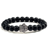 Bracelet patte perlée – Modèle pierre naturelle