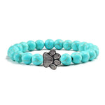 Pulseira Patinha Pedra Natural