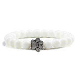 Bracelet patte perlée – Modèle pierre naturelle