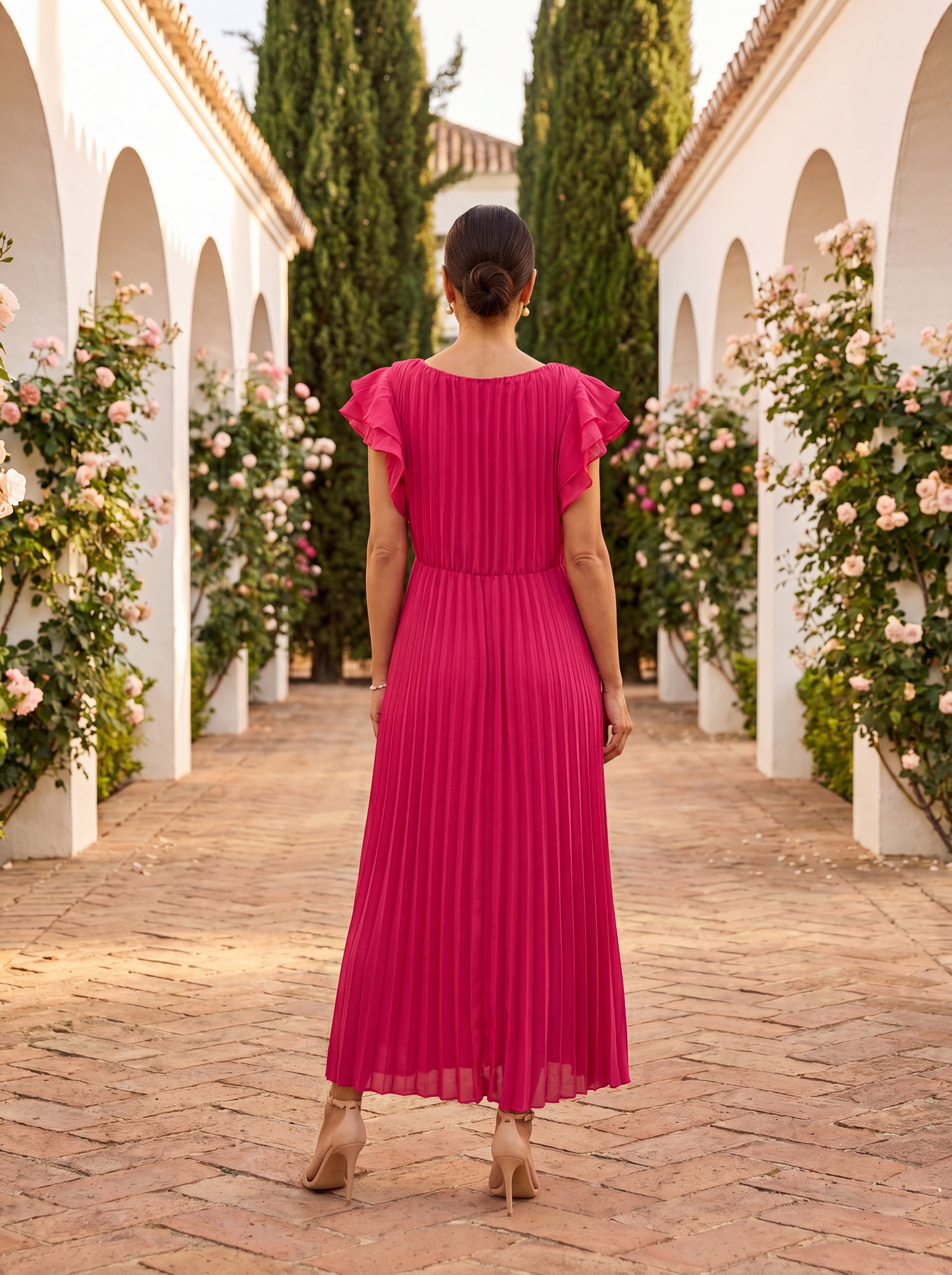 Eunice | Vestido Midi com Laço à Frente