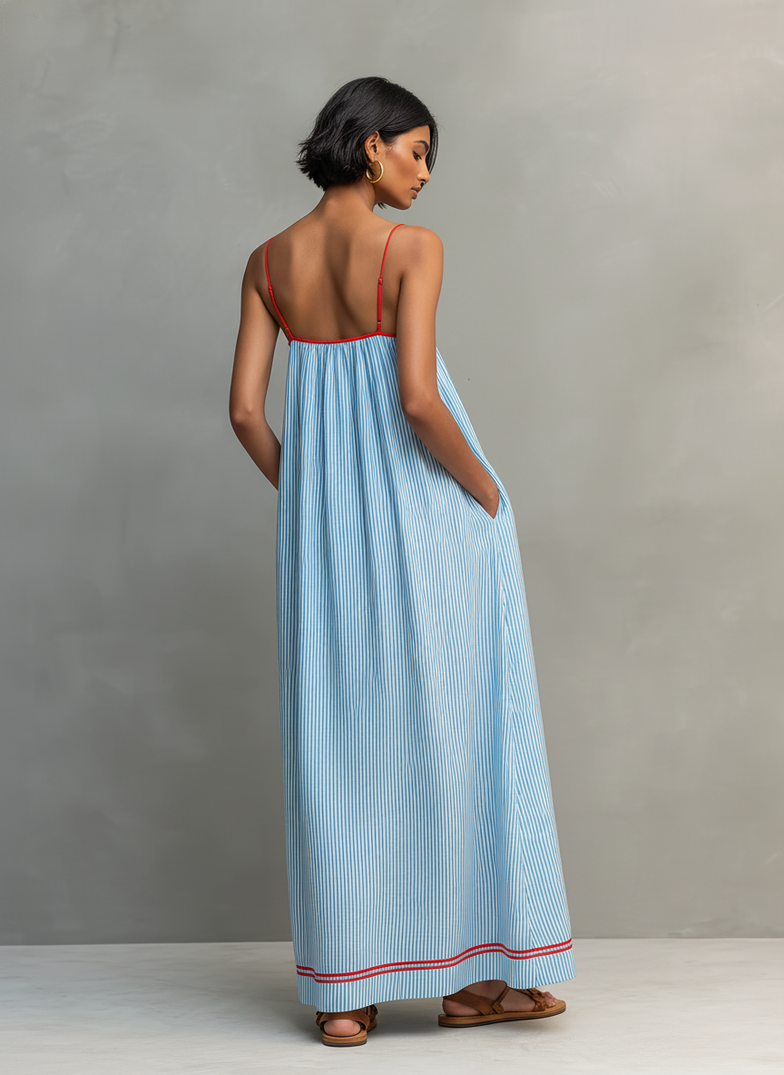 Marisa | Vestido Maxi de Alças