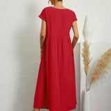 Maia | Vestido Midi Branco Leve e Fresco