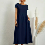 Maia | Vestido Midi Branco Leve e Fresco