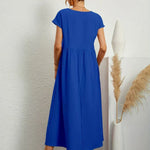 Maia | Vestido Midi Branco Leve e Fresco