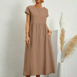 Maia | Vestido Midi Branco Leve e Fresco
