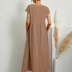 Maia | Vestido Midi Branco Leve e Fresco