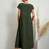 Maia | Vestido Midi Branco Leve e Fresco
