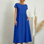 Maia | Vestido Midi Branco Leve e Fresco
