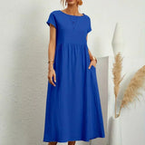 Maia | Vestido Midi Branco Leve e Fresco