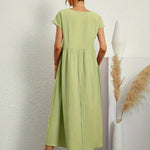 Maia | Vestido Midi Branco Leve e Fresco