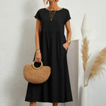 Maia | Vestido Midi Branco Leve e Fresco