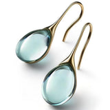 Brincos Pendentes Cristal Minimalistas