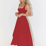 Solange | Vestido Midi Clássico