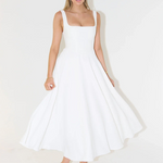 Solange | Vestido Midi Clássico