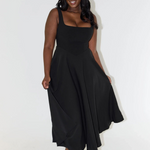 Solange | Vestido Midi Clássico