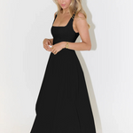 Solange | Vestido Midi Clássico