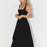 Solange | Vestido Midi Clássico