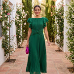 Eunice | Vestido Midi com Laço à Frente