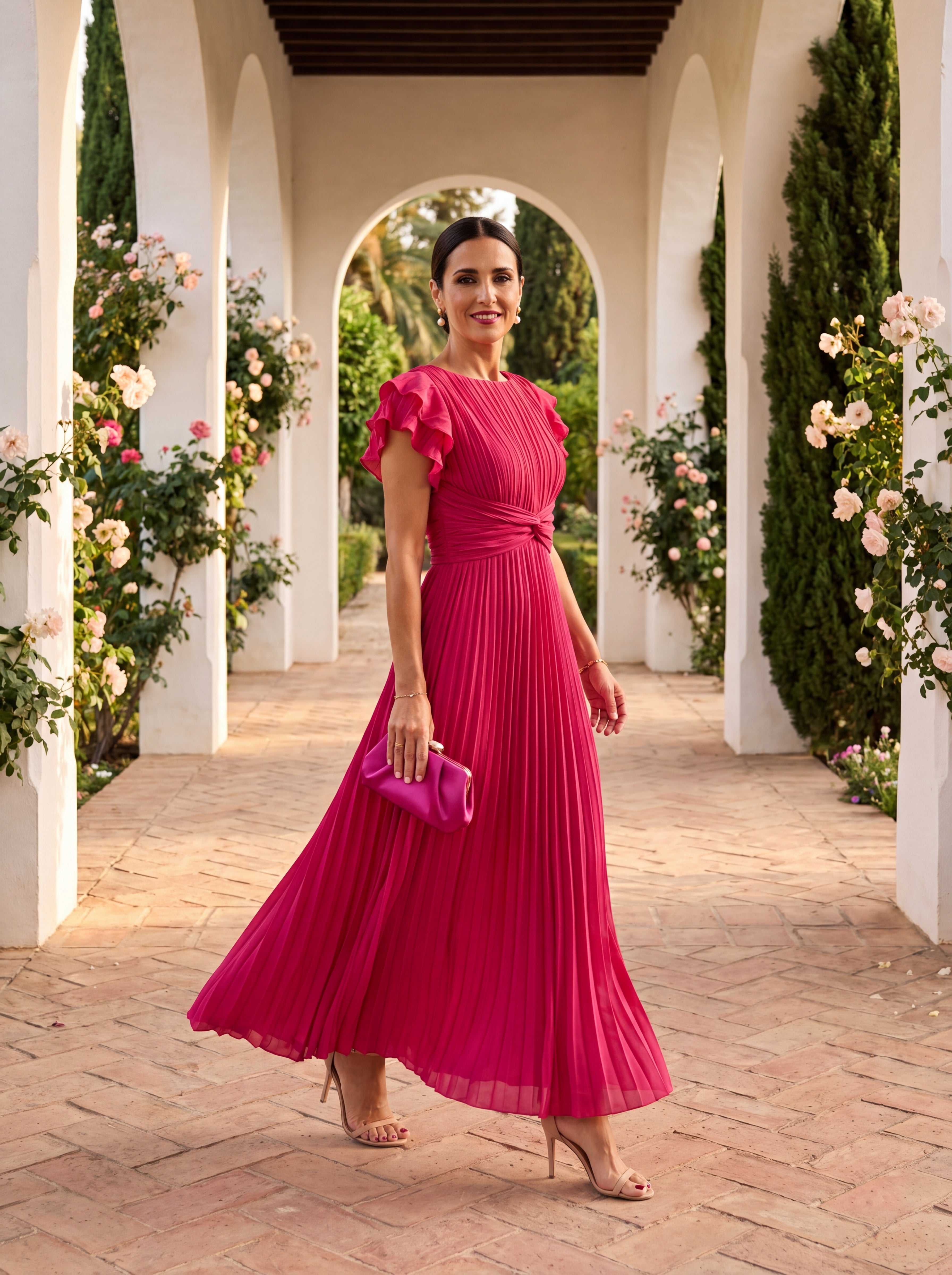 Eunice | Vestido Midi com Laço à Frente